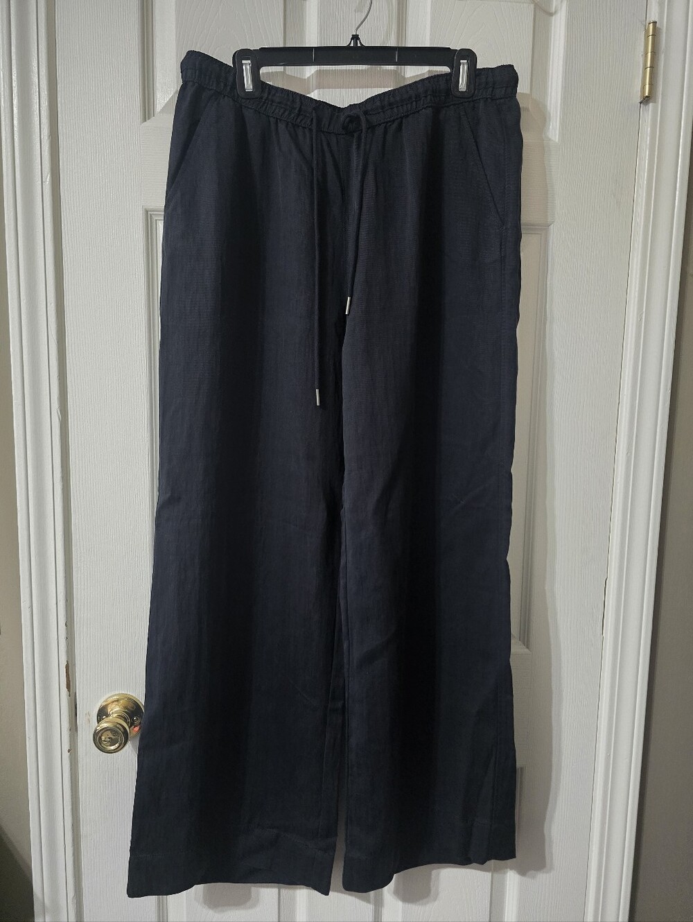 Calypso St. Barth Wide Leg Flowy Soft Lyocell Stretch Waist Loose Pull On Pants.